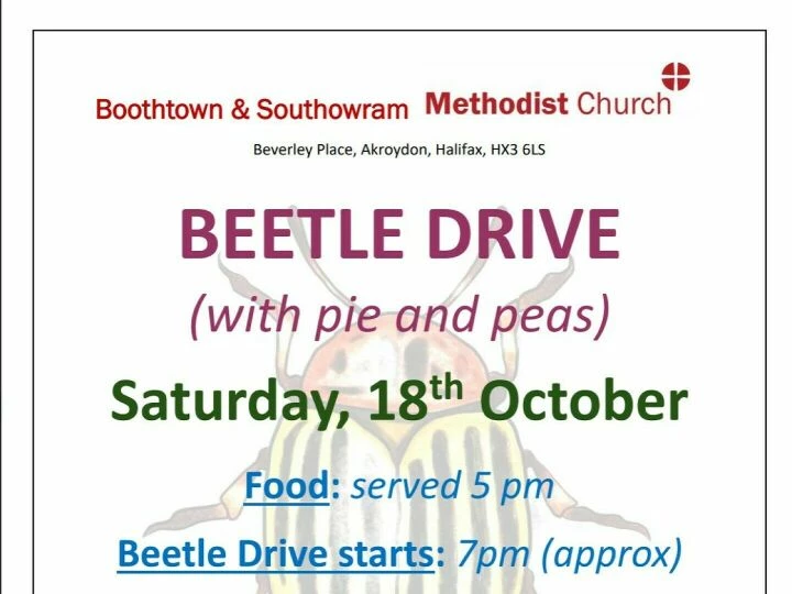 Beetle Drive & Supper Oct 25