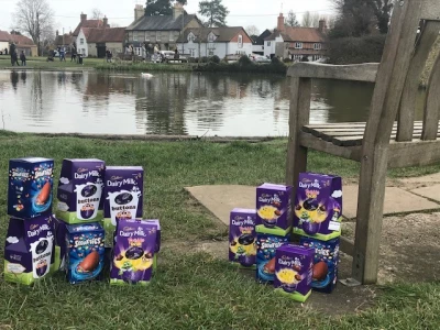 Easter Eggs at Church End