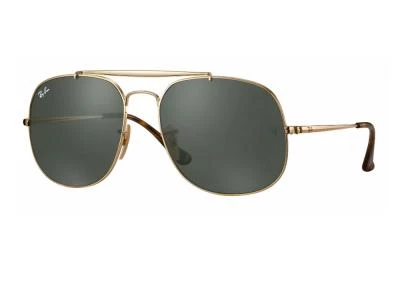 rb3561_001_tq Ray-Ban 'The General' Gold with Green Lenses