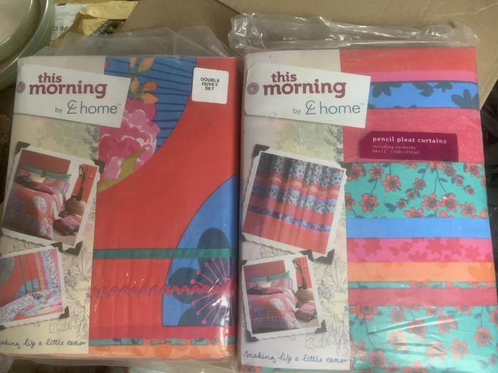 Brand new matching curtains and double duvet cover. – Items for sale -Published