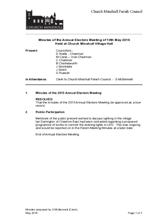 2016-05-10 PC Annual Elector Mins