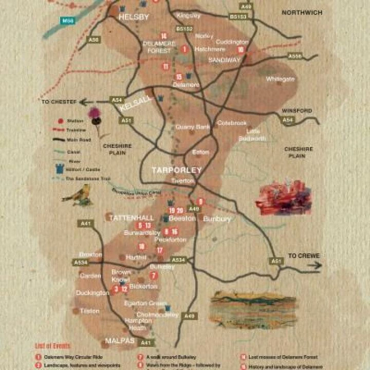Walk and Ride Festival Map