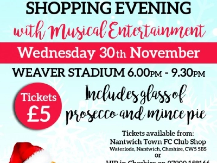 christmas shopping leaflet