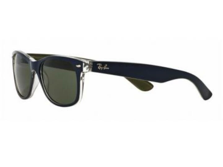 rb2132_2188_tq Ray-Ban New Wayfarer Bicolor Blue / Green