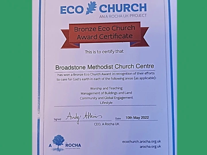 Eco Church Bronze Award