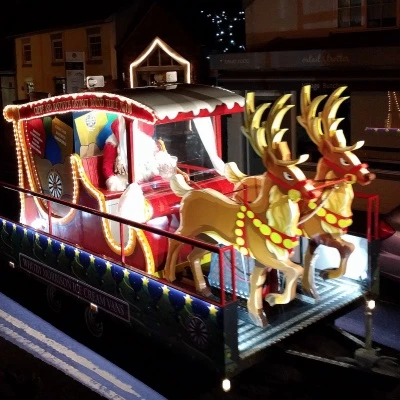 Santa and Sleigh
