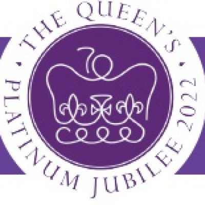 Malpas Platinum Jubilee Logo