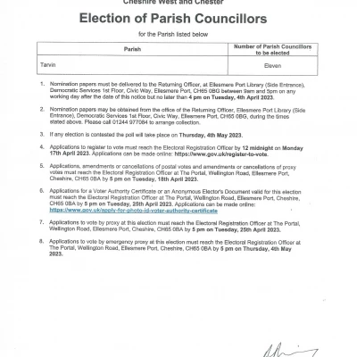 Notice of Election PhotoScan