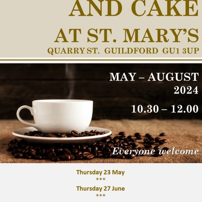 Coffee & Cake May – August 2024