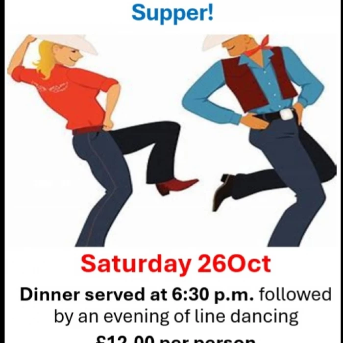 Line Dancing With Fish & Chip Supper 26th Oct