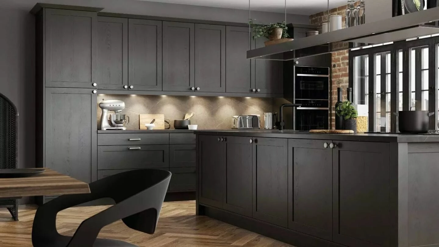 Alku Dark Shaker -Kitchen