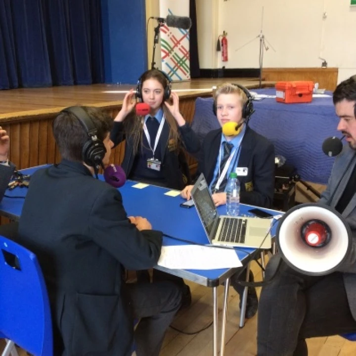 The Claxon Starts The Challenge Live On Air