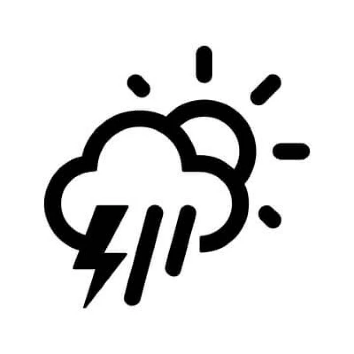 Weather, thundery shower, day