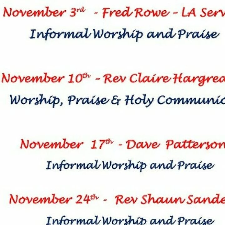 Sunday Services Nov 2024