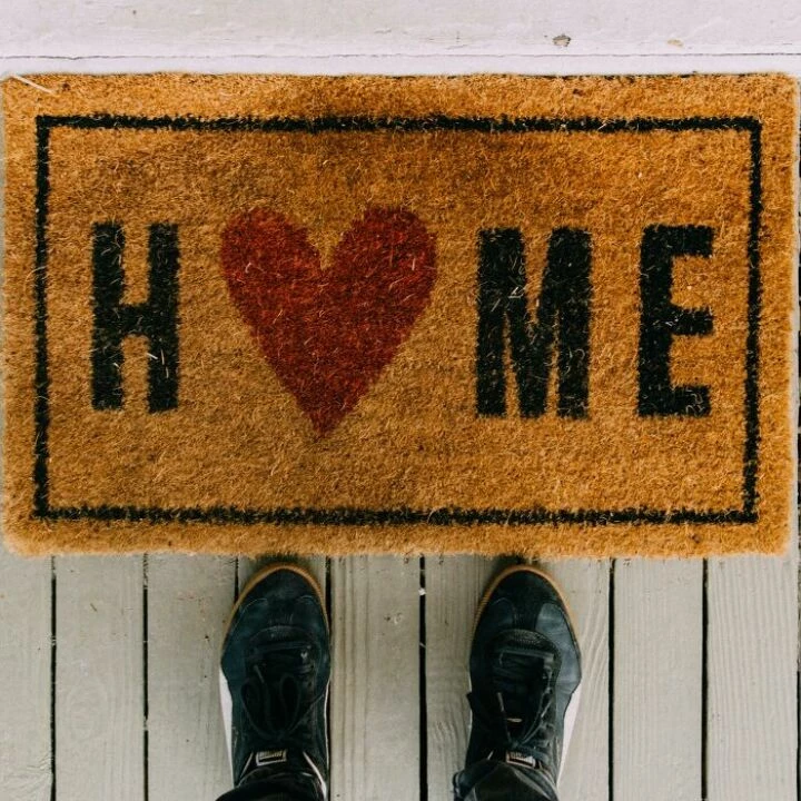 Black Home Area Rug