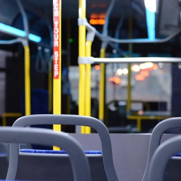 Bus, inside, empty