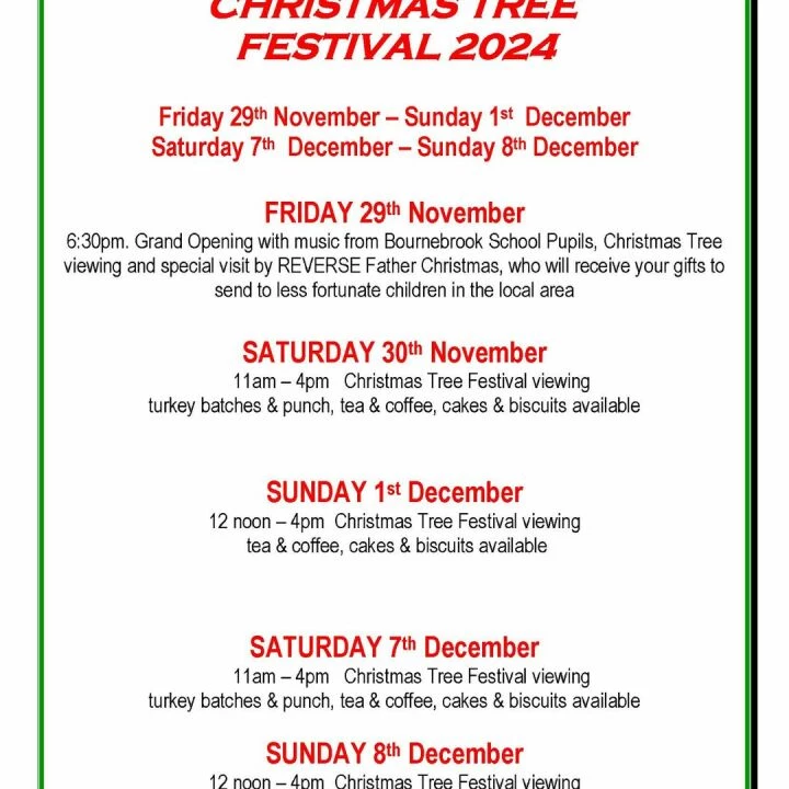 Fillongley Christmas Tree Festival