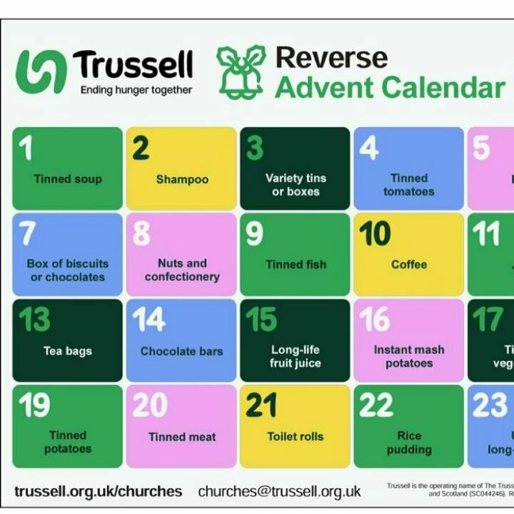 St Andrews Reverse Advent Calendar 2024 4x3