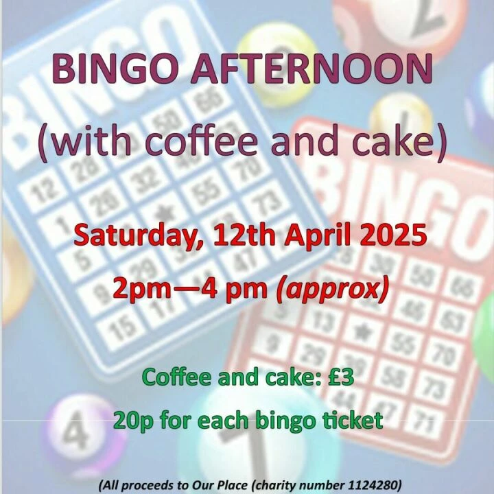 Bingo Afternoon April 2025