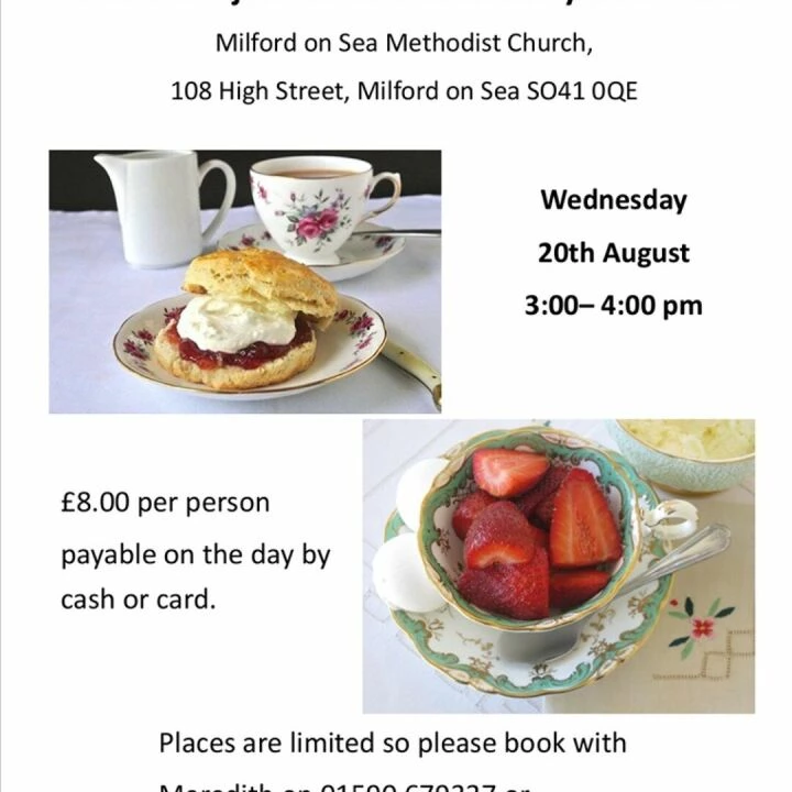 Cream Tea Milford on Sea