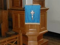 Old pulpit