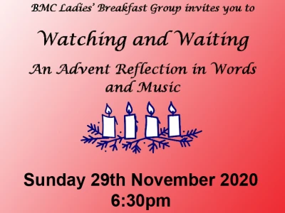 BMC Ladies Advent service poster