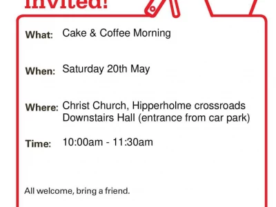 Christian Aid Coffee Morning – May 2023