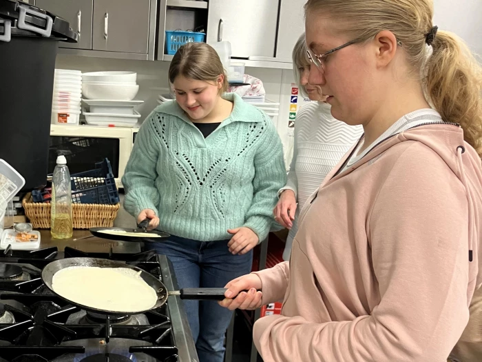 2024 – Lenten pancake-making at God Squad
