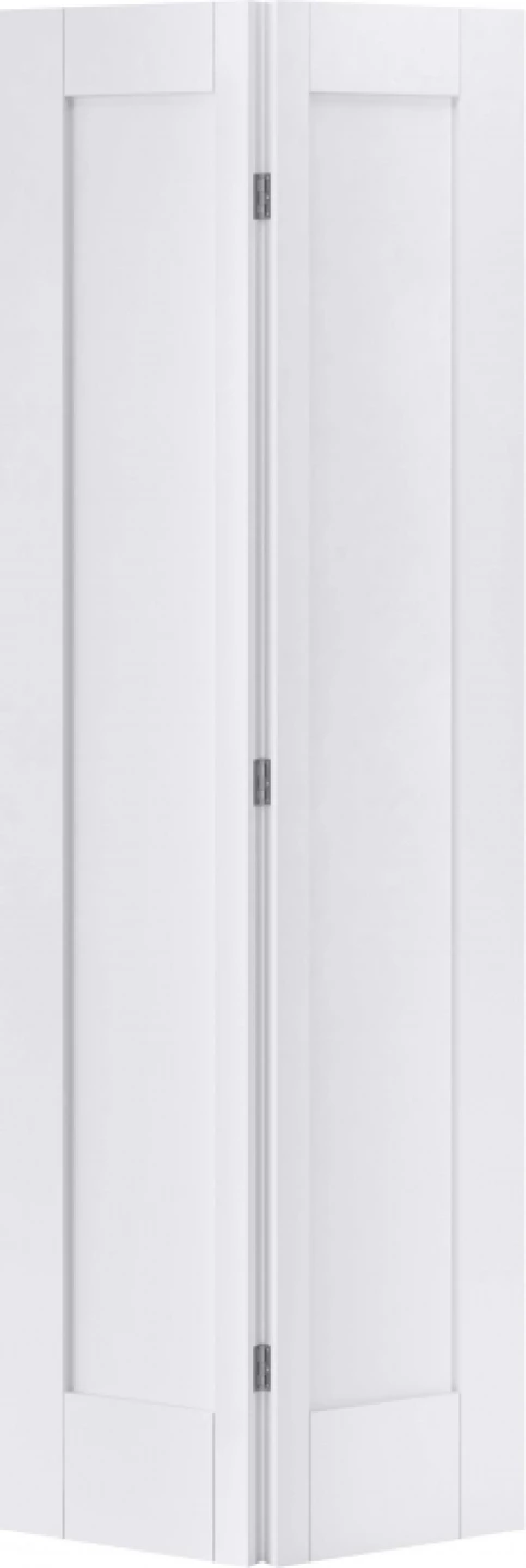 White Pattern 10 One Panel Bi Fold