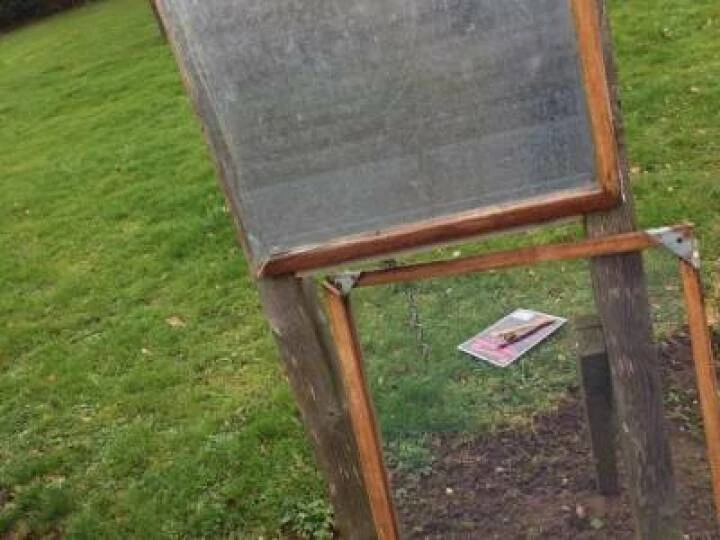 TCC Notice Board Vandalism