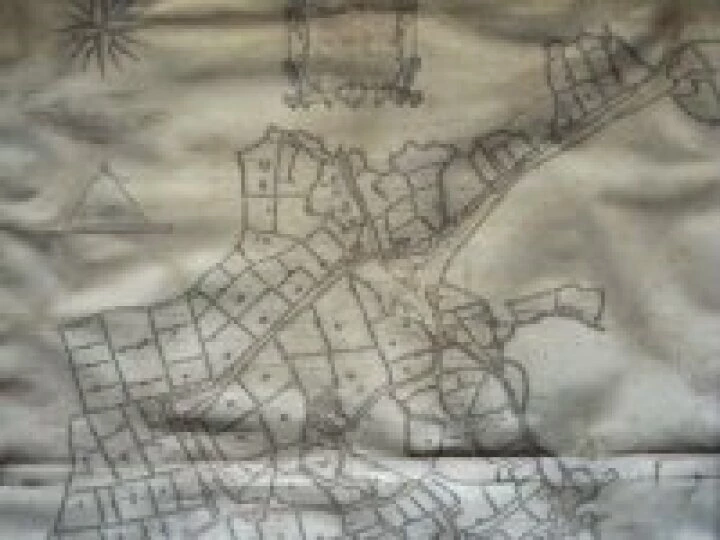 1720 Village tythe map