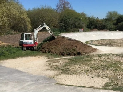 bournemouth  bmx track digging