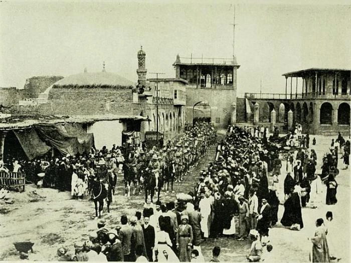 british troops enter baghdad