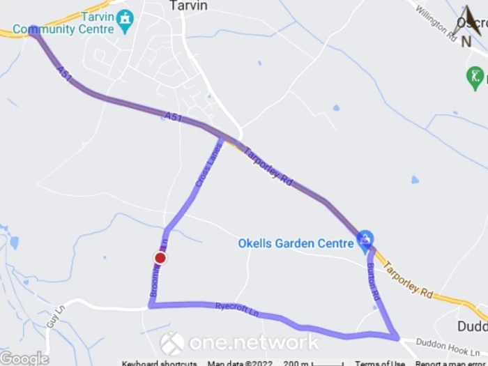 broomheath lane road closure