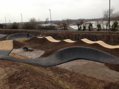 bullwell pump track groundworks