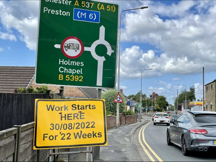 bx roadworks