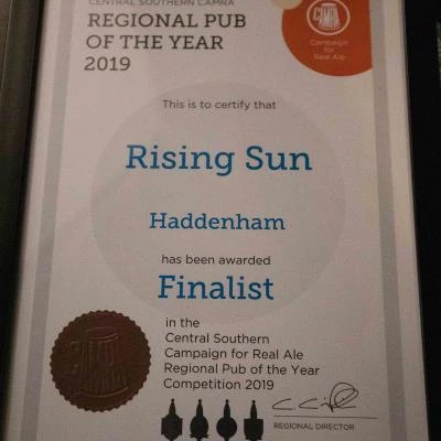 camra award  rising sun
