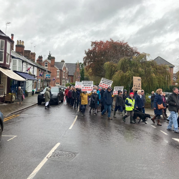 car park charge protest