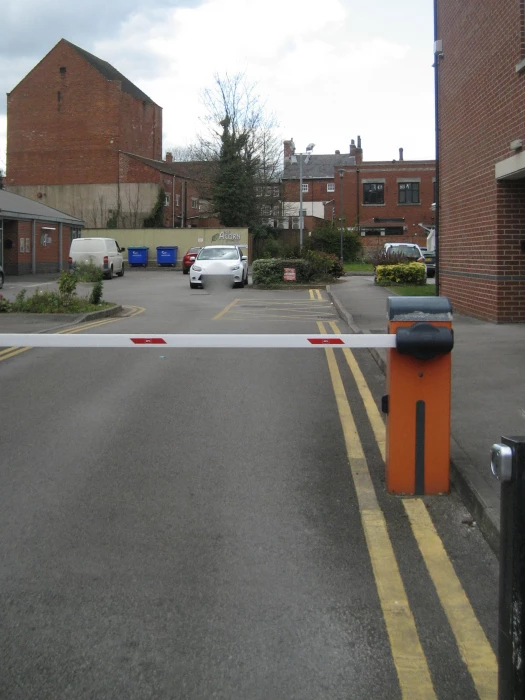 car park entrance way