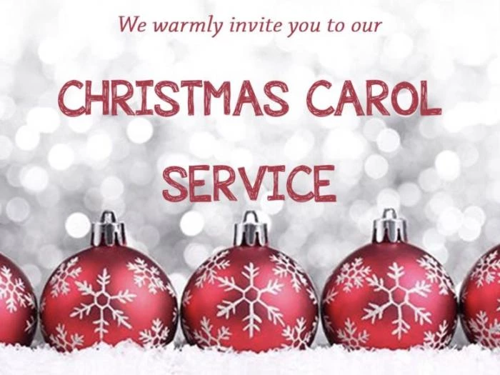 carol service invite