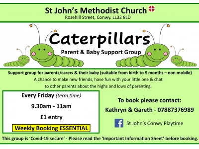 caterpillars baby group poster