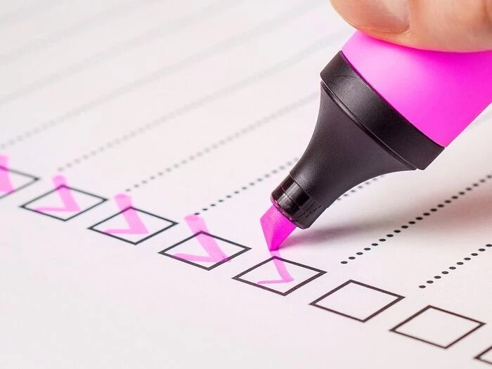 checklist check list