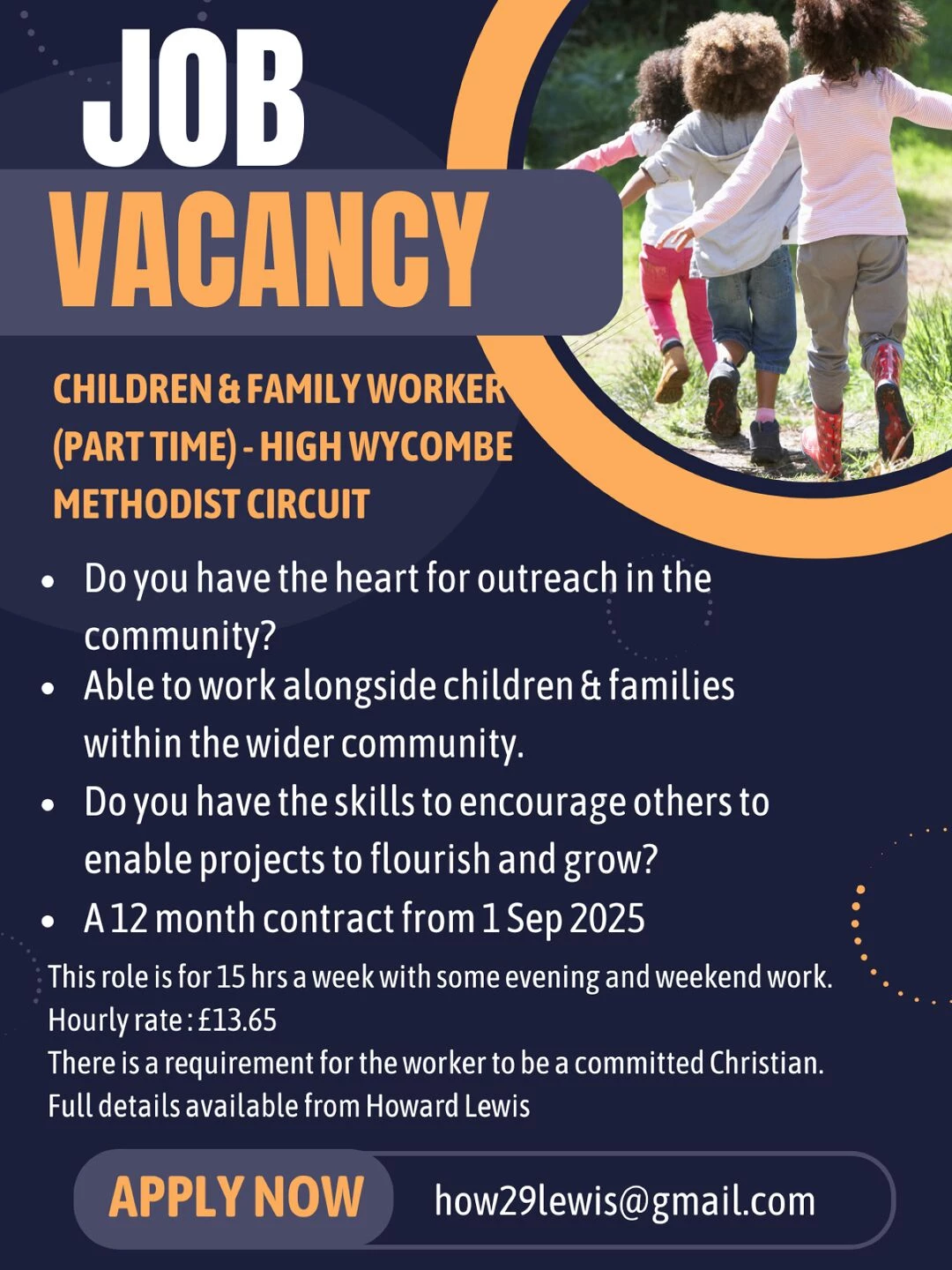 children amp family worker part time