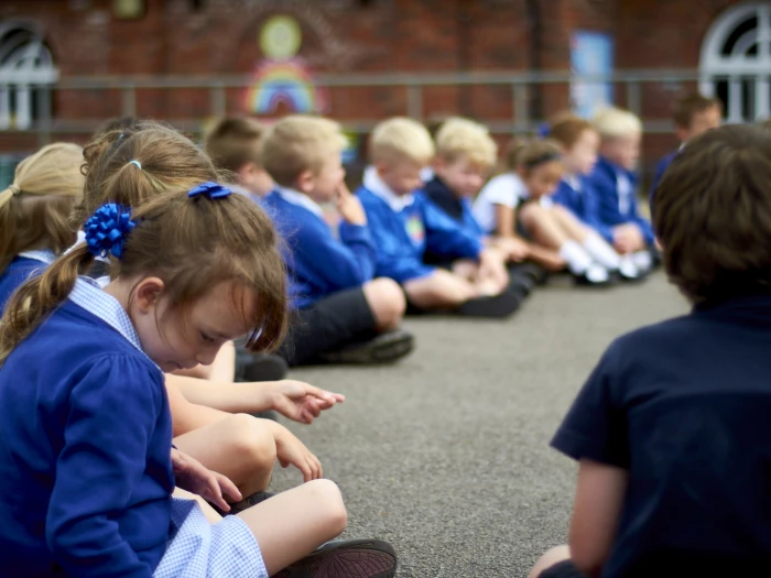 children sitting