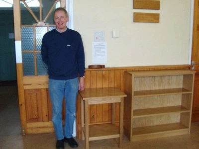 chris dowding with furniture