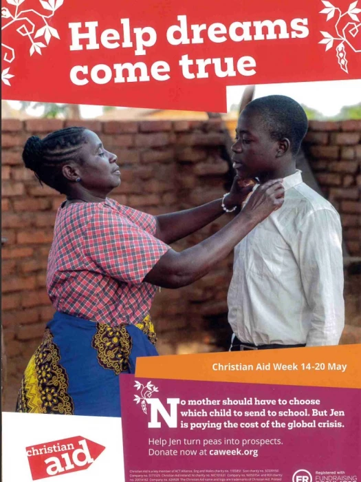 christian aid poster