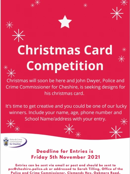 christmas card poster