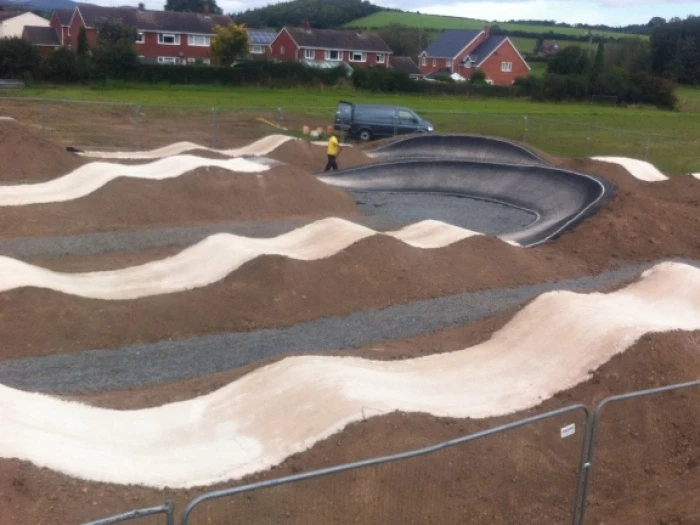 craven arms bmx track side view
