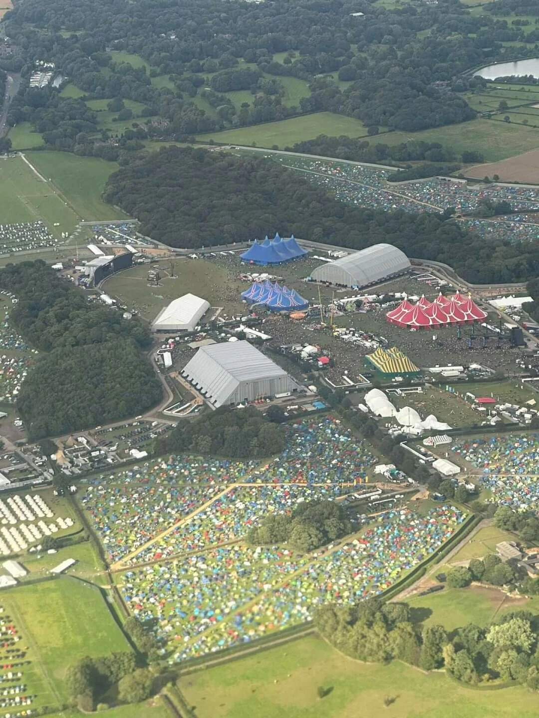 creamfields aerial view