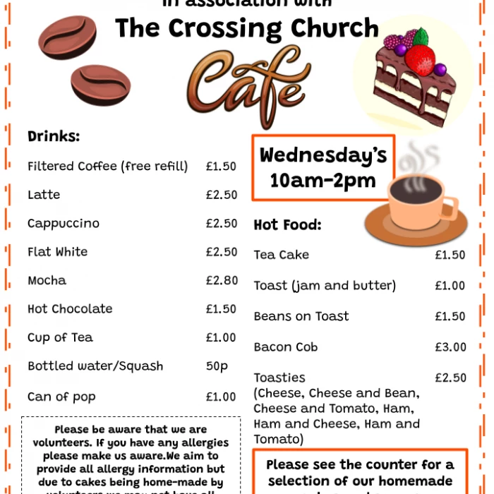crossing cafe poster